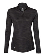 Lightweight Mélange Quarter-Zip Ladies Pullover - Adidas A476