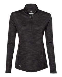 Lightweight Mélange Quarter-Zip Ladies Pullover - Adidas A476