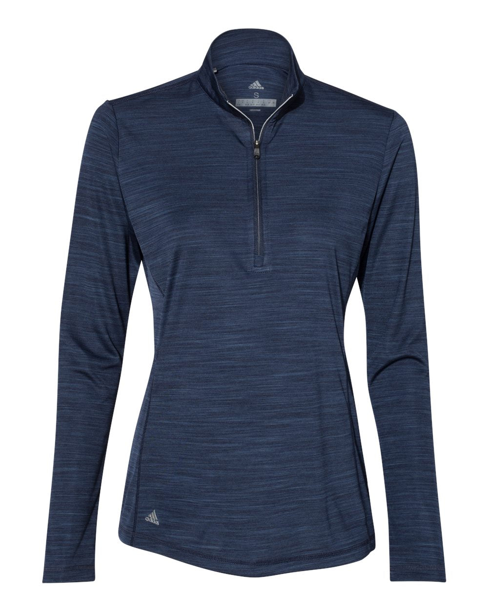 Lightweight Mélange Quarter-Zip Ladies Pullover - Adidas A476