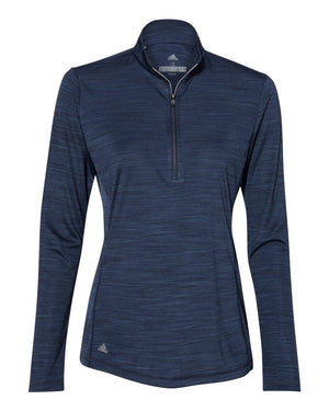 Lightweight Mélange Quarter-Zip Ladies Pullover - Adidas A476