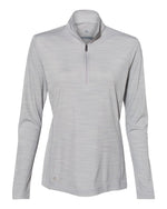 Lightweight Mélange Quarter-Zip Ladies Pullover - Adidas A476