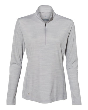 Lightweight Mélange Quarter-Zip Ladies Pullover - Adidas A476