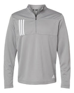 3-Stripes Double Knit Quarter-Zip Men’s Pullover - Adidas A482