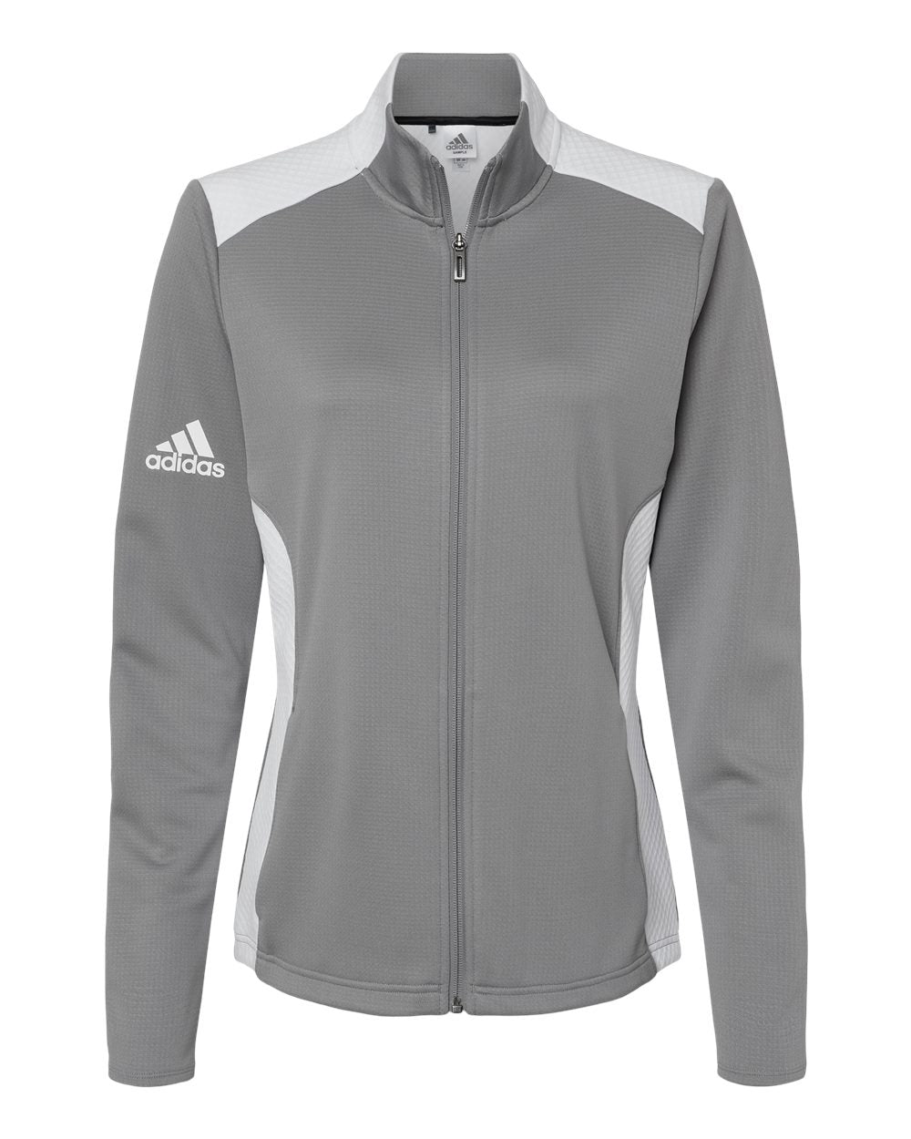 Textured Mixed Media Full-Zip Ladies Jacket - Adidas A529