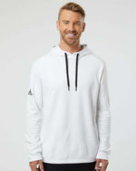 Textured Mixed Media Hooded Men’s Sweatshirt - Adidas A530