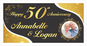 Anniversary Banner - Annabelle & Logan (with Photo)