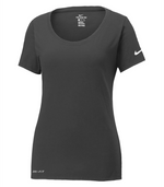 Dri-Fit Cotton & Polly Scoop Neck Ladies Tee - Nike NKBQ5234
