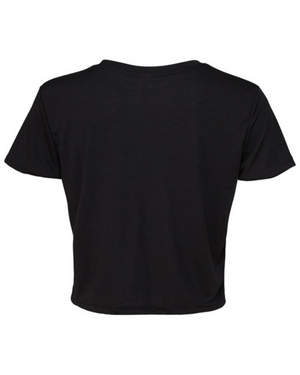 VITA - Black Cropped T-Shirt
