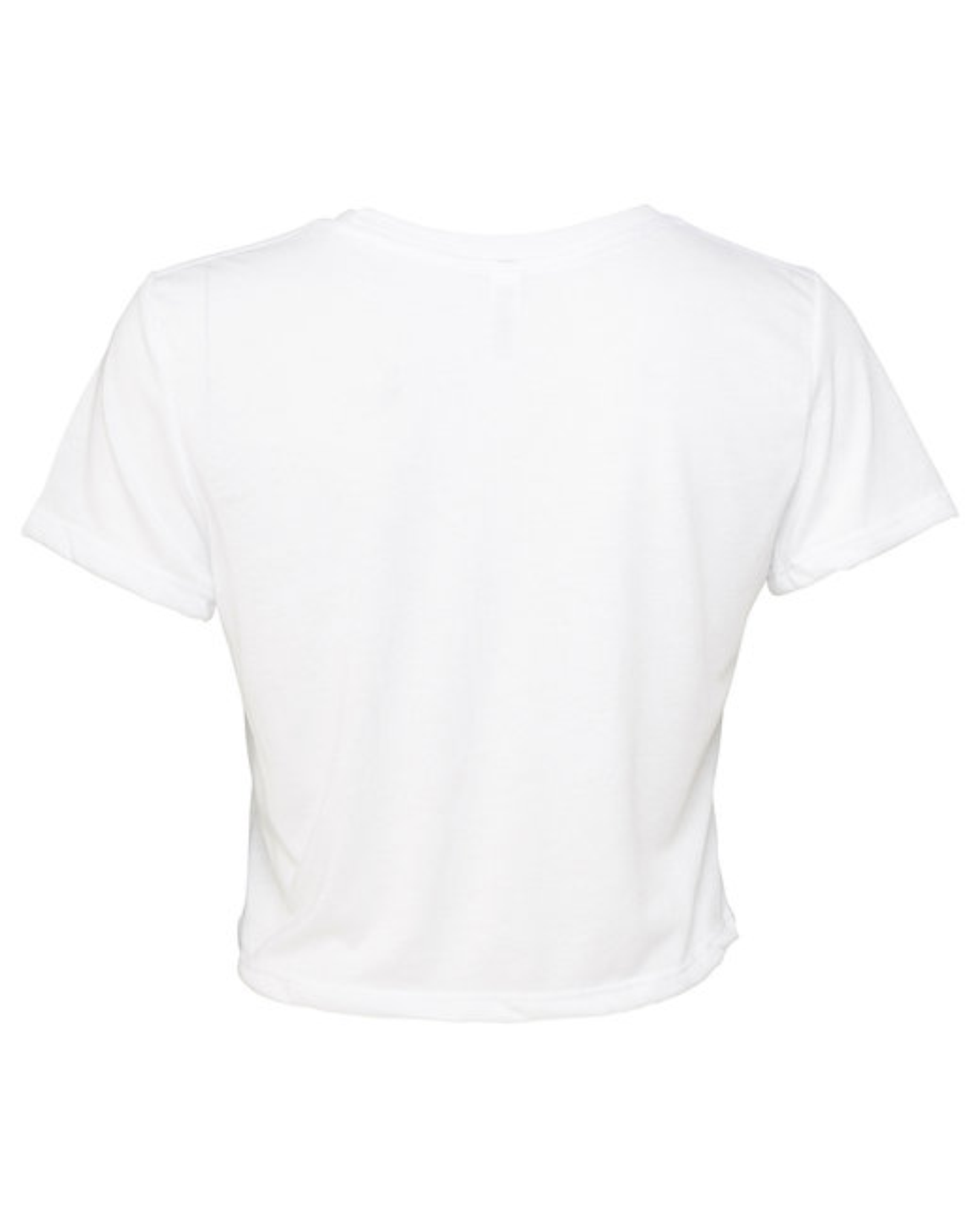 VITA - Black Cropped T-Shirt - White