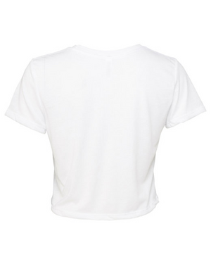 VITA - Black Cropped T-Shirt - White