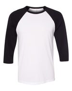 Three-Quarter Sleeve Unisex Baseball Tee - BELLA + CANVAS 3200