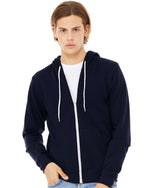 Sponge Fleece Unisex Full-Zip Hoodie - BELLA + CANVAS 3739