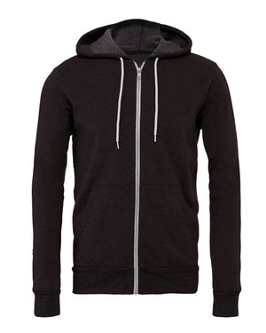 Sponge Fleece Unisex Full-Zip Hoodie - BELLA + CANVAS 3739