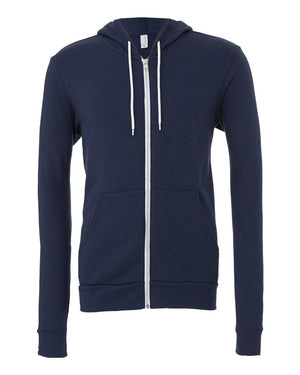 Sponge Fleece Unisex Full-Zip Hoodie - BELLA + CANVAS 3739