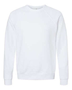 Sponge Fleece Raglan - Unisex Crewneck Sweatshirt - Bella + Canvas 3901