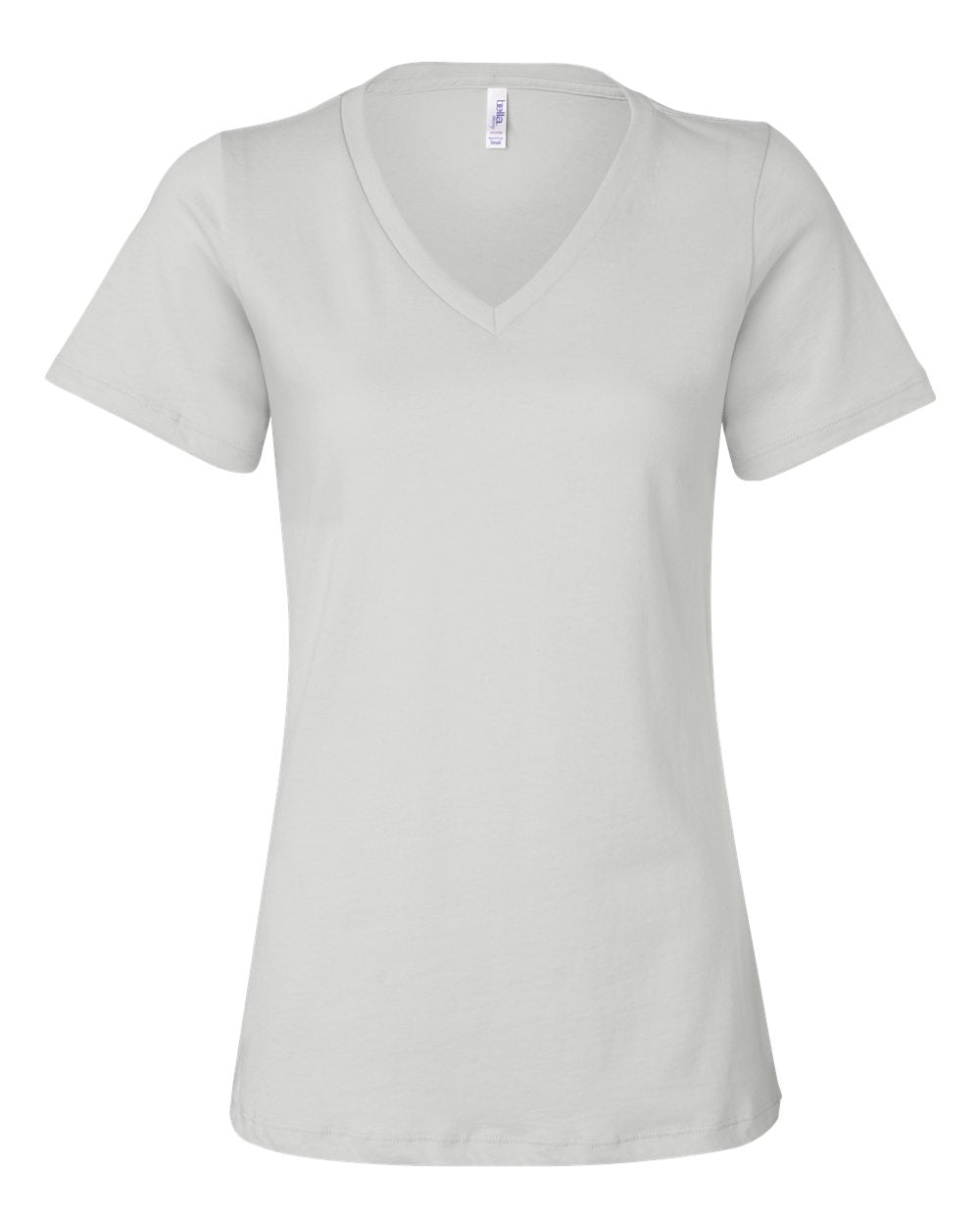 Relaxed Jersey Ladies V-Neck Tee - BELLA + CANVAS 6405