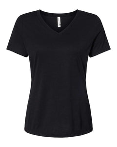 Relaxed Triblend Ladies Short Sleeve V-Neck Tee - BELLA + CANVAS 6415