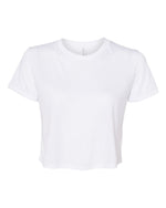 Flowy Crop Ladies Tee - BELLA + CANVAS 8882