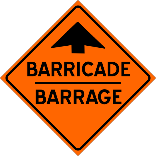 Barricade Ahead Sign MUTCDC TC-170