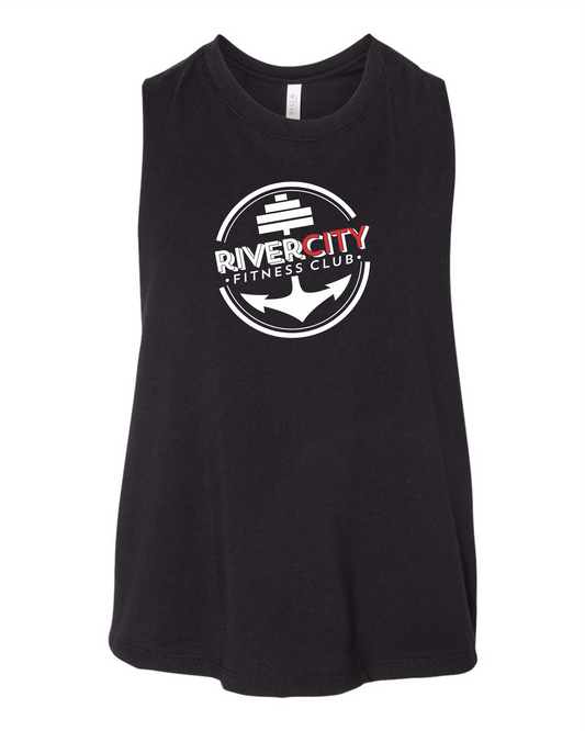 River City Fitness - Racerback Cropped Tank