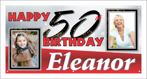 Birthday Banner - Eleanor (with 2 Photos)