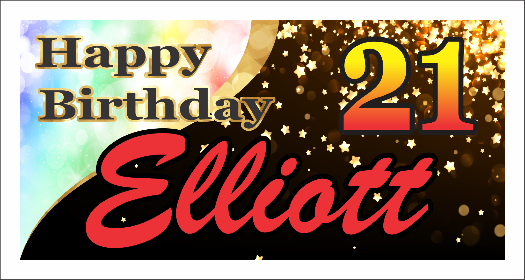 Birthday Banner - Elliott