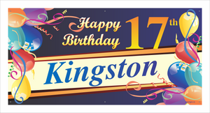 Birthday Banner - Kingston