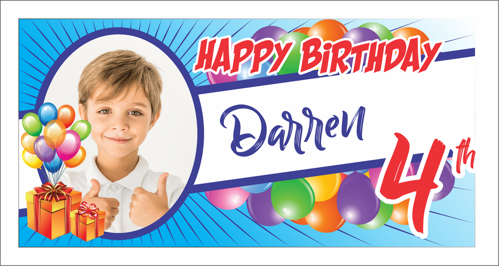 Birthday Banner - Darren (with Photo)