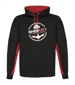 River City Fitness - Polyester Hoodie - Two Tone