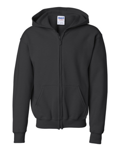 Youth Full-Zip Hoodie - Cotton/Polyester - Gildan 18600B