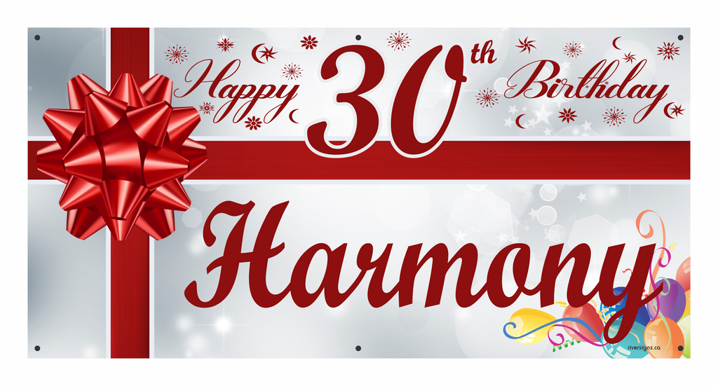 Birthday Banner - Harmony