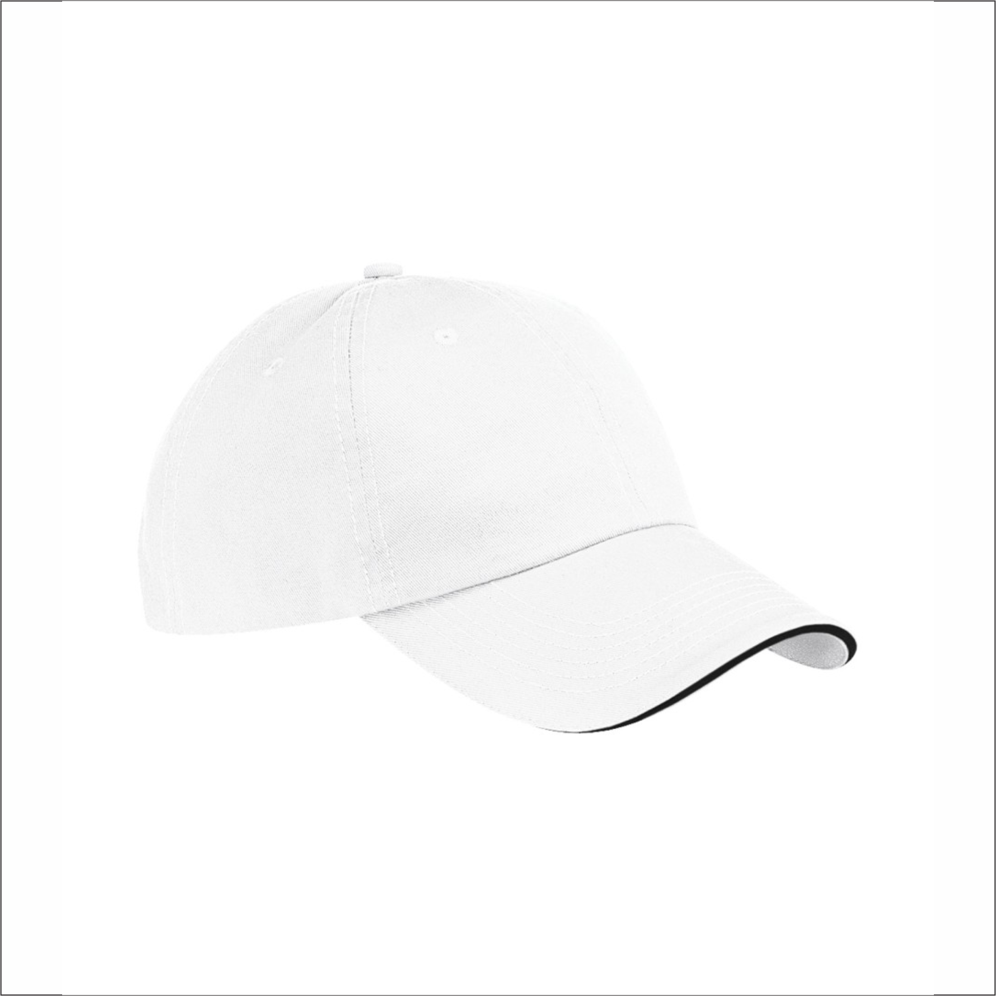 Velcro Hat with stripe - Fullback Twill - ATC C140