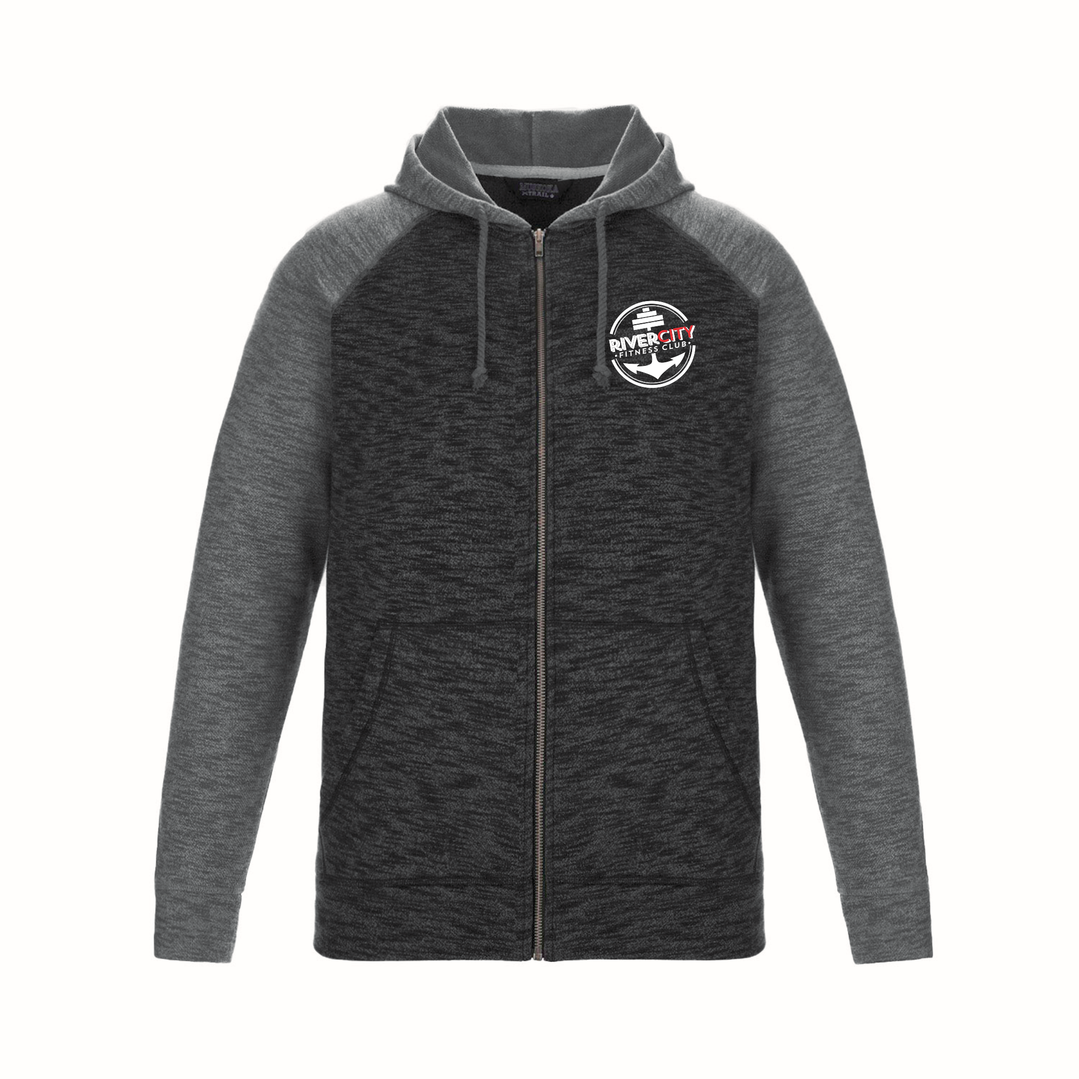 River City Fitness - Full Zip Hoodie - Two Tone