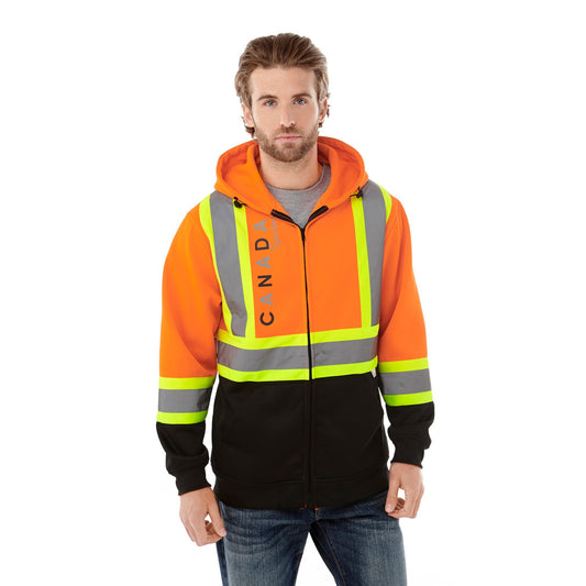 Freedom - Hi-Vis Full Zip Polyester Fleece Men’s Hoodie - CX2 L00682
