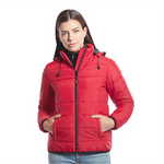 Glacial - Puffy Ladies Jacket With Detachable Hood - CX2 L00981
