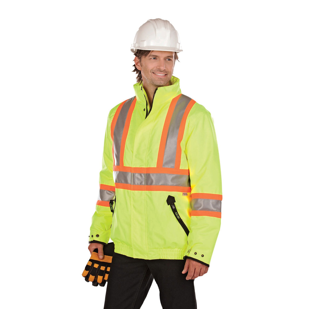 Endure - Hi-Vis Polyester Canvas Workwear Bomber Men’s Jacket - CX2 L01200