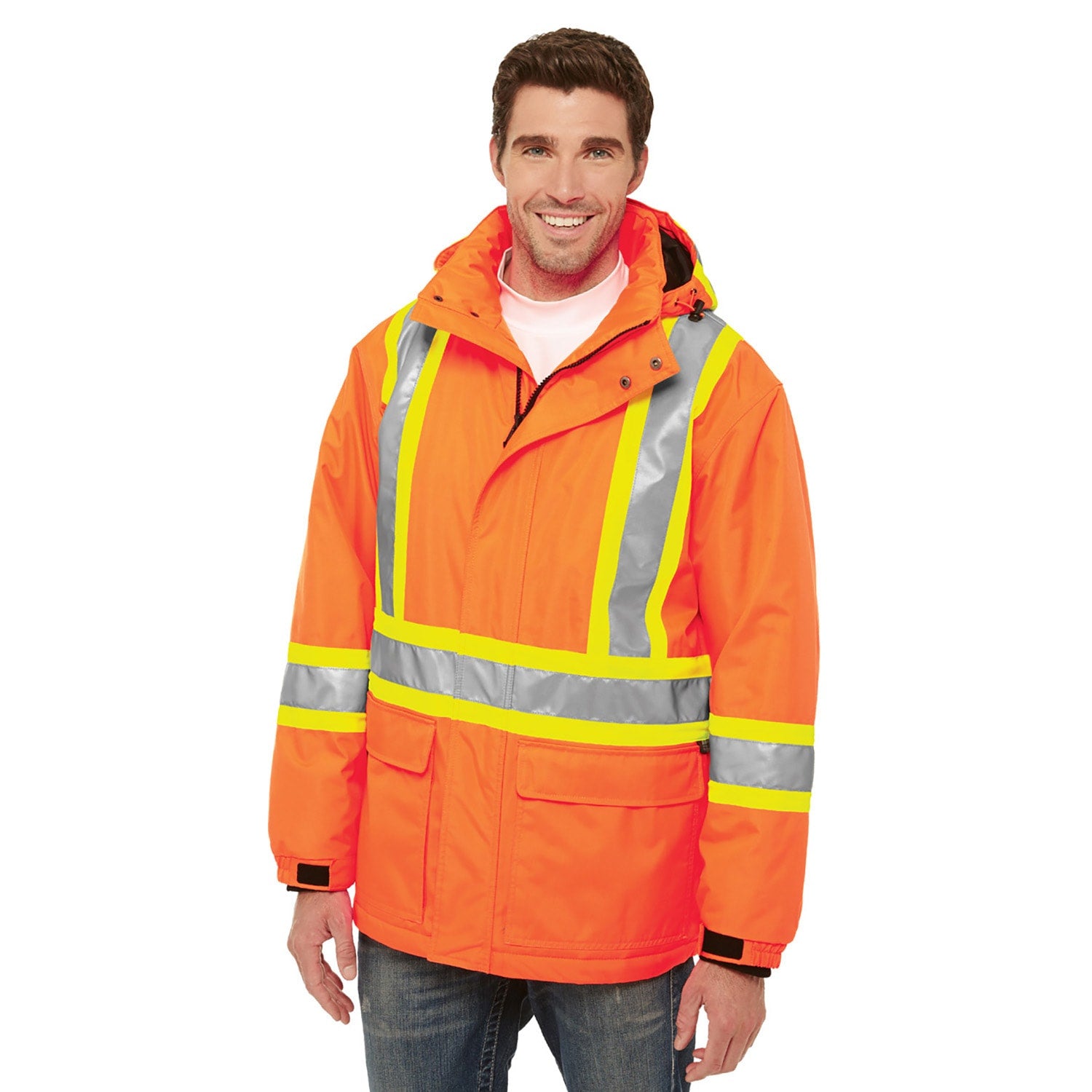 Armour - Hi-Vis Insulated Polyester Canvas Workwear Men's Parka - CX2 L01250