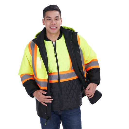 Kenworth - 5 in 1 Hi-Vis Men’s Coat - CX2 L01275
