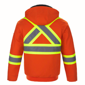 International - Hi-Vis Bomber Men's Jacket with Sherpa Lining - CX2 L01290