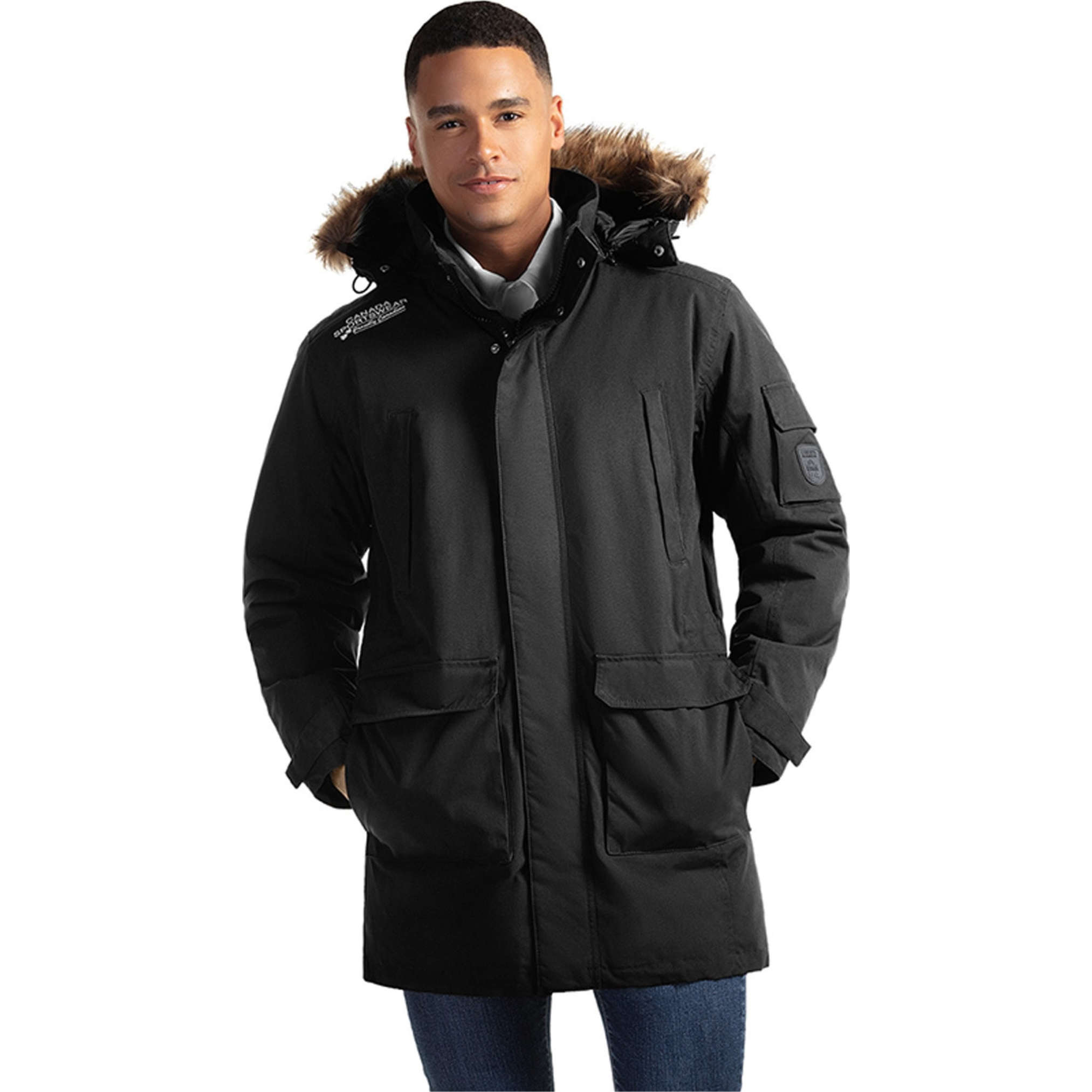 Male parka hot sale