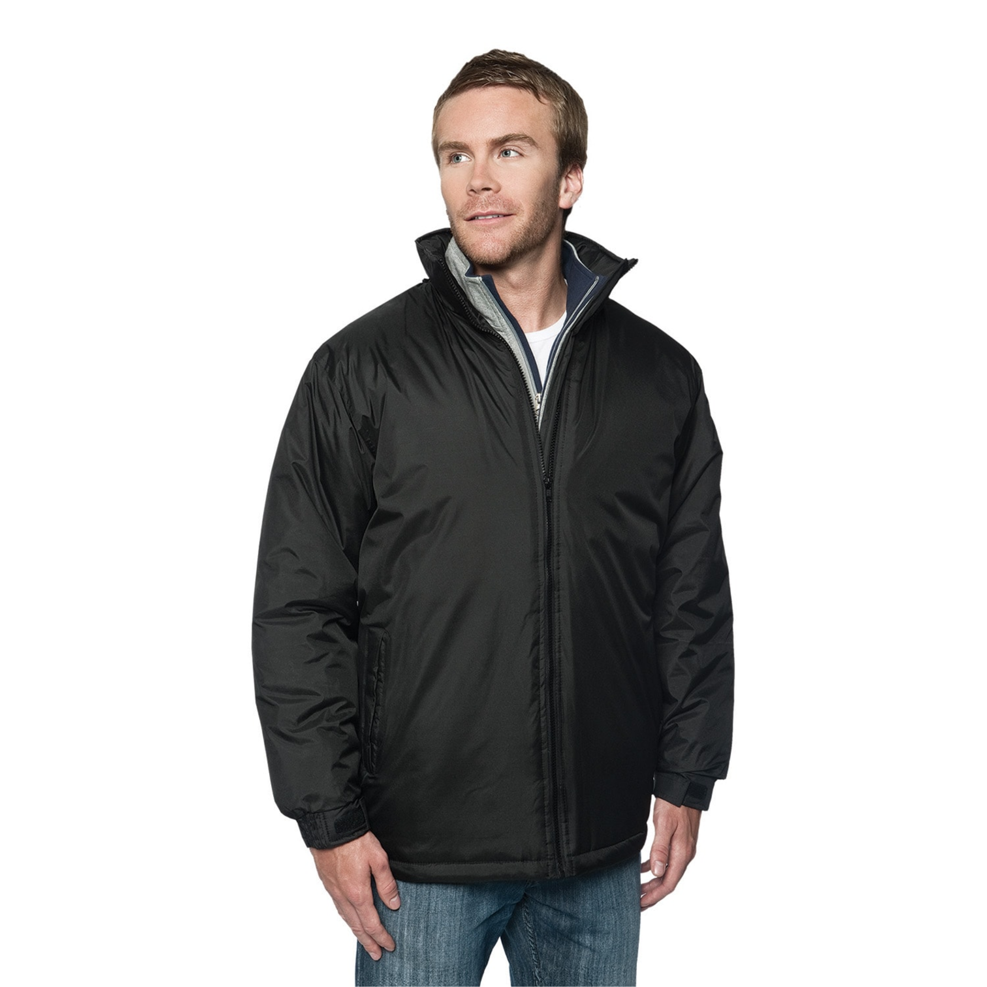 Commuter - Insulated Men's Parka with Stowaway Hood - CX2 L09040