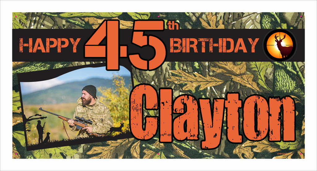 Birthday Banner - Clayton (with Photo)