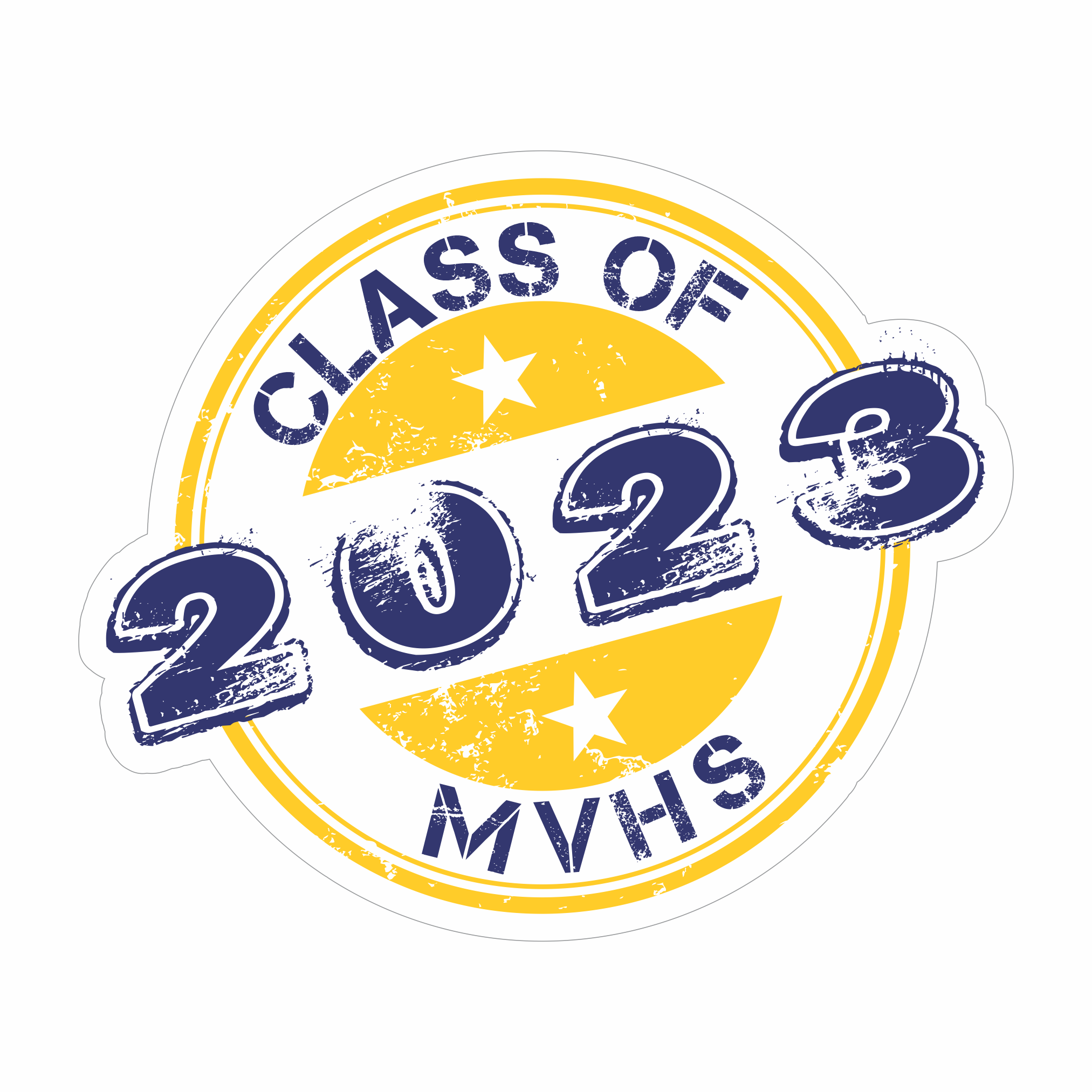 Graduation Decals - 8" wide - Class of 2023 by school