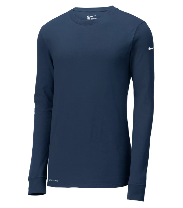 Dri-Fit Cotton & Polly Long Sleeve Men’s Tee - Nike NKBQ5230