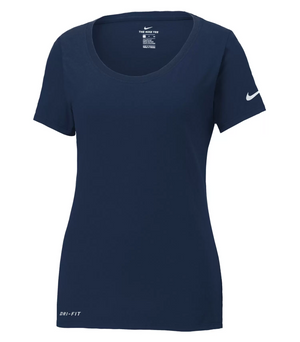 Dri-Fit Cotton & Polly Scoop Neck Ladies Tee - Nike NKBQ5234