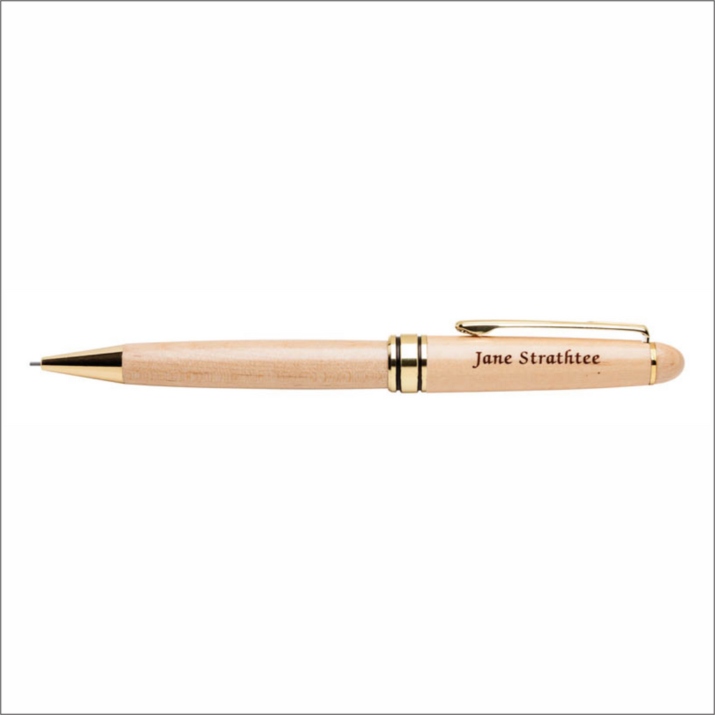 Wooden Ballpoint Pen & Pencil Set