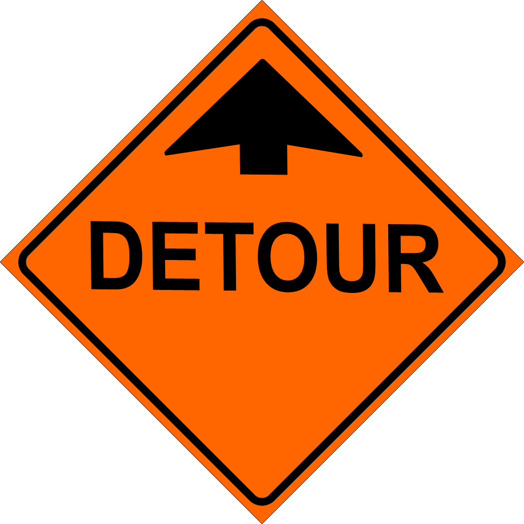 Detour Ahead Sign MUTCDC TC-10