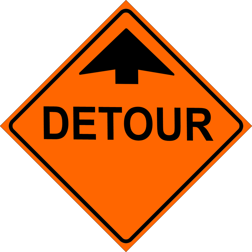 Detour Ahead Sign MUTCDC TC-10