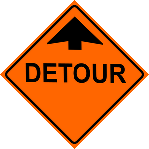 Detour Ahead Sign MUTCDC TC-10