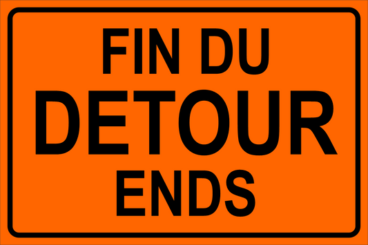 Detour Ends Sign MUTCDC TC-11EB